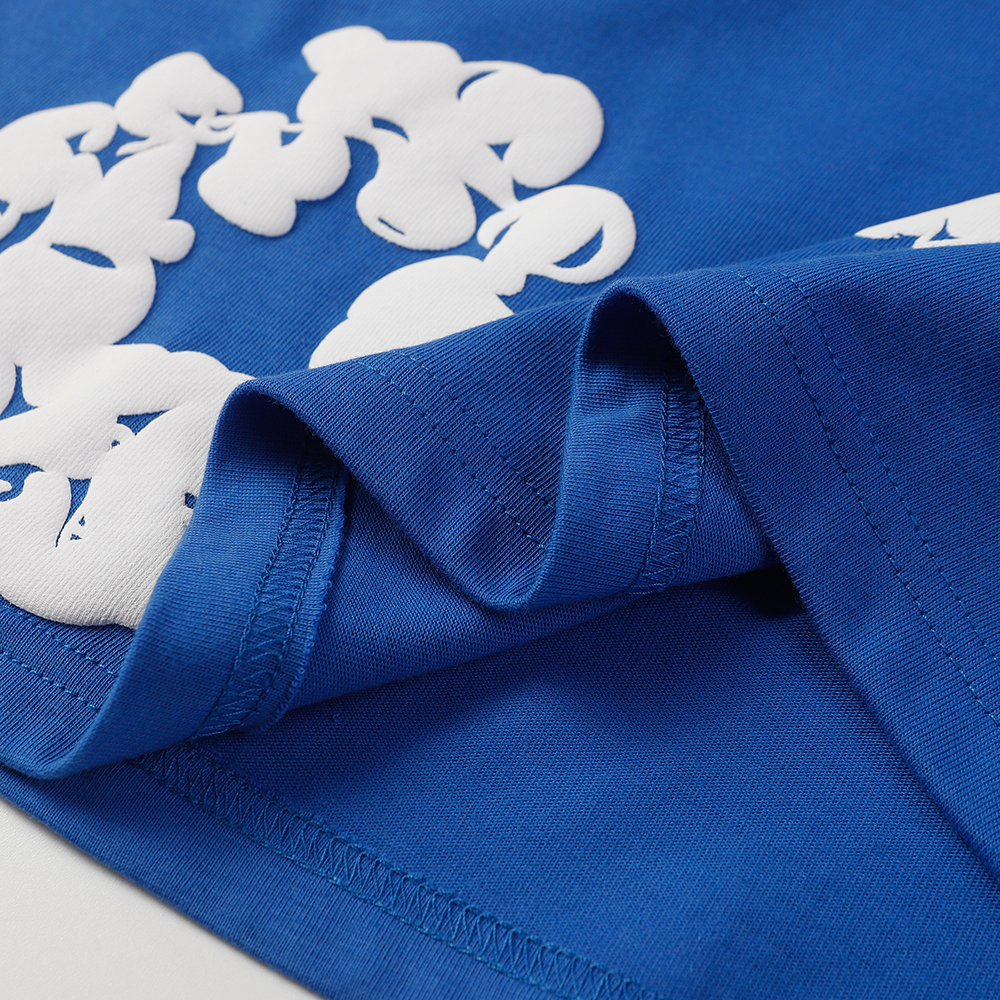 Denim Tears foam print loose short sleeves