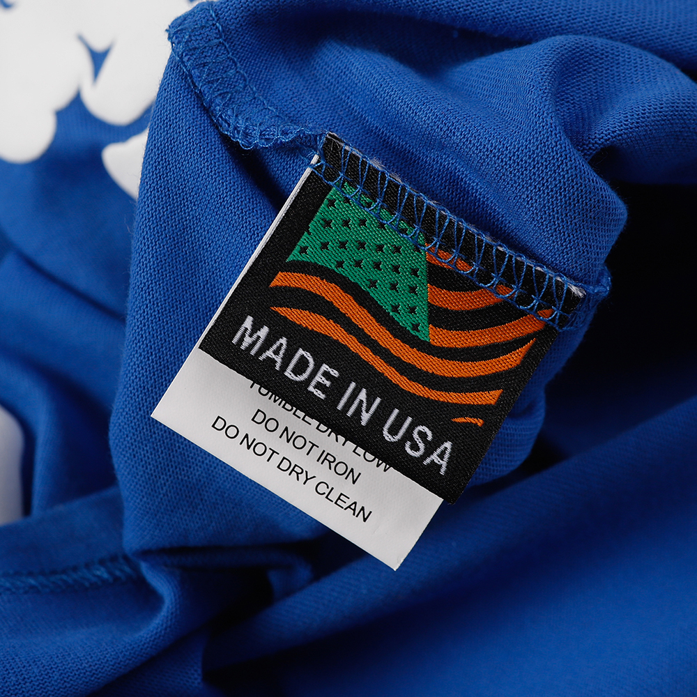 Denim Tears foam print loose short sleeves