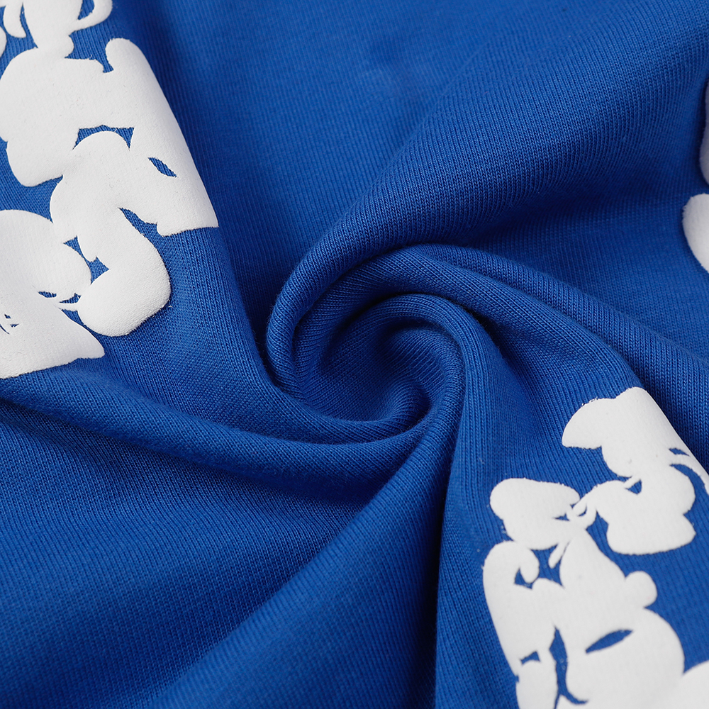 Denim Tears foam print loose short sleeves