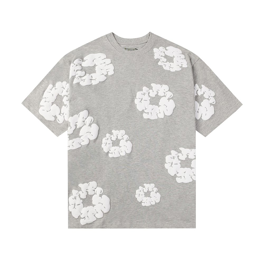 Denim Tears foam print loose short sleeves