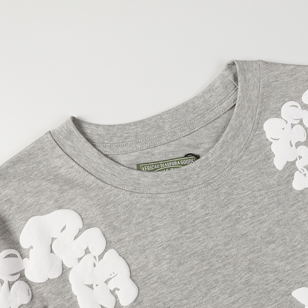 Denim Tears foam print loose short sleeves