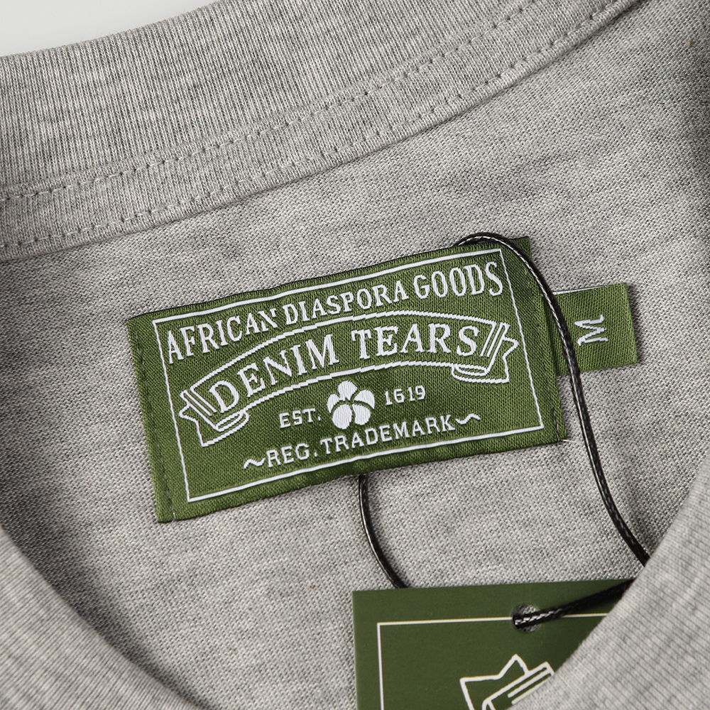 Denim Tears foam print loose short sleeves