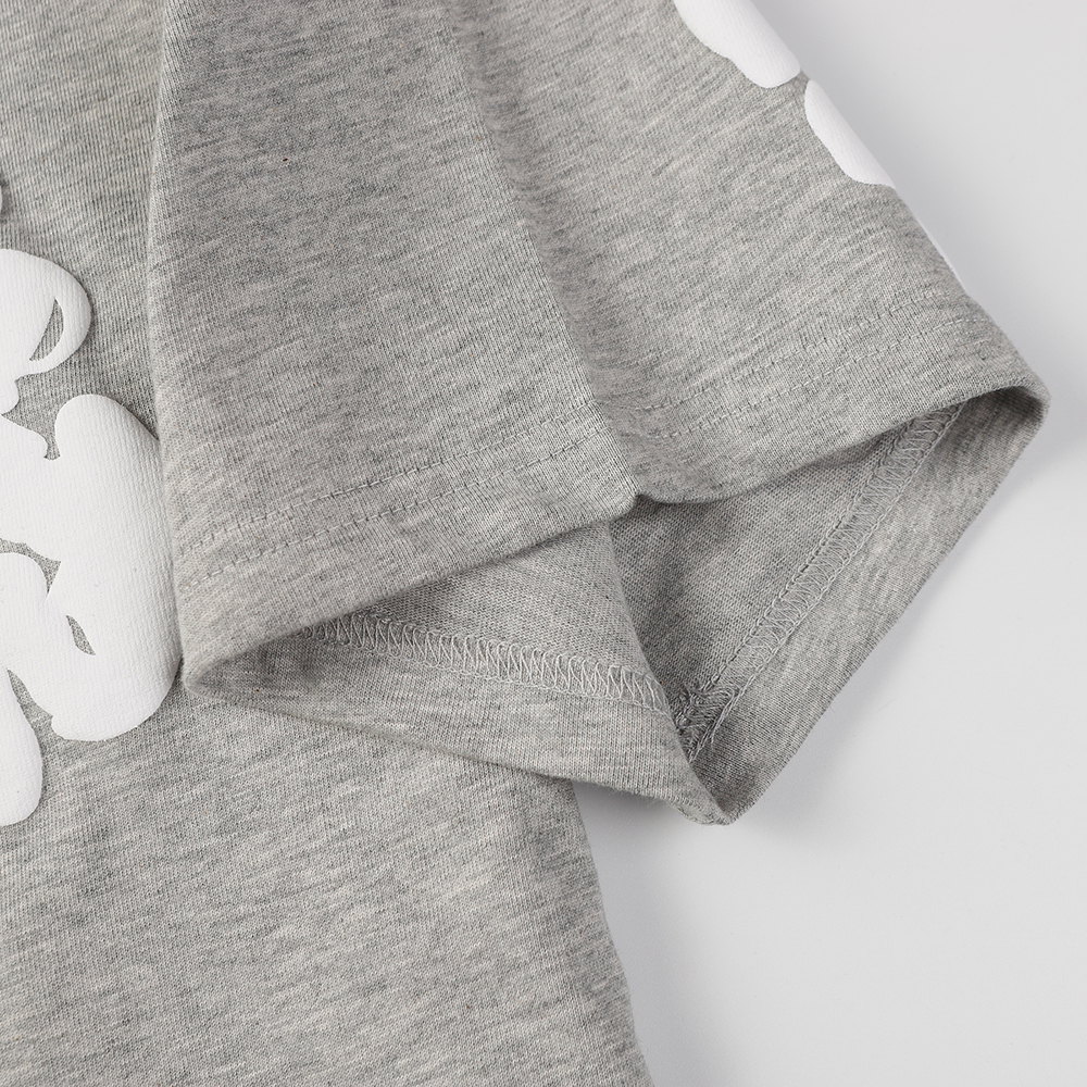 Denim Tears foam print loose short sleeves