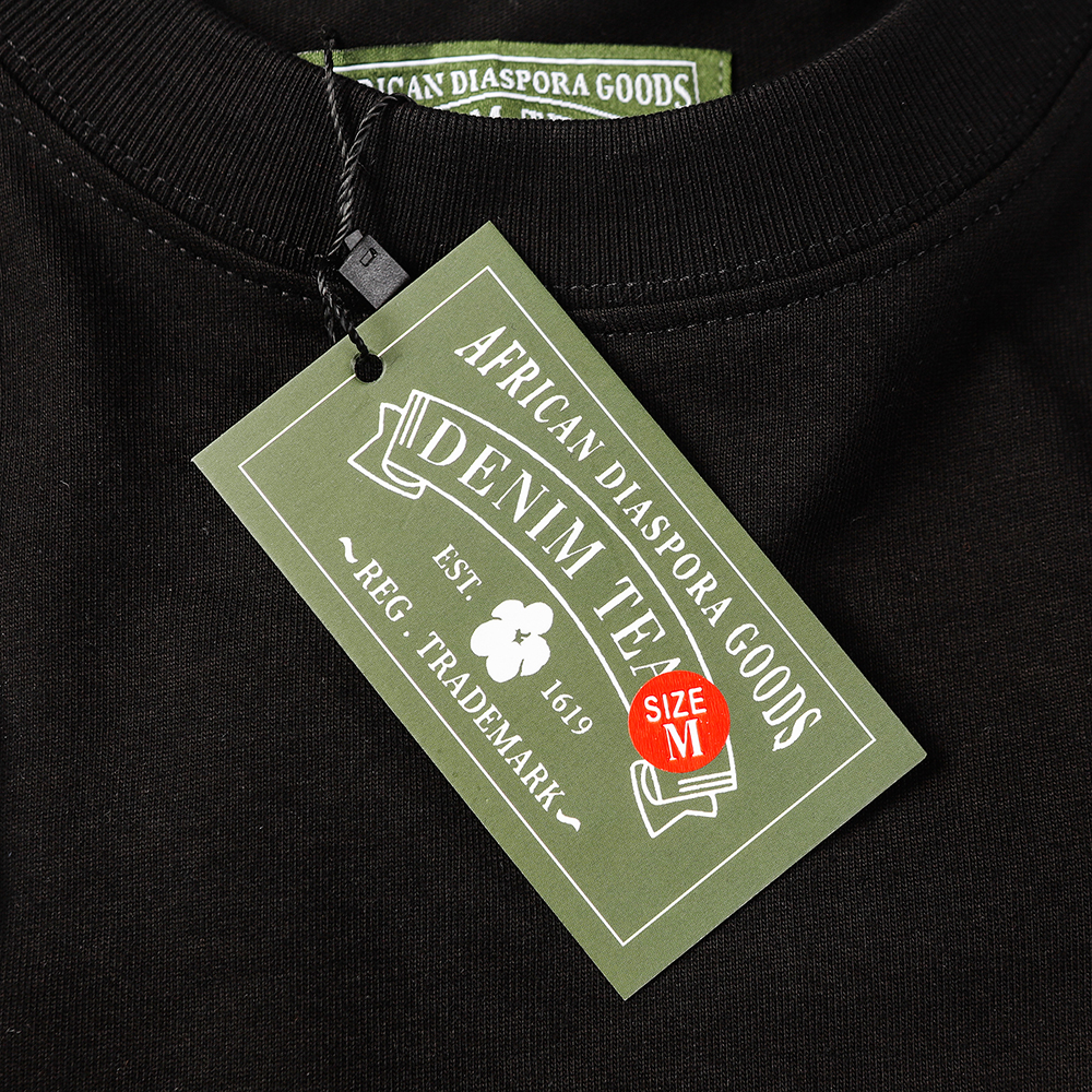 Denim Tears foam print loose short sleeves