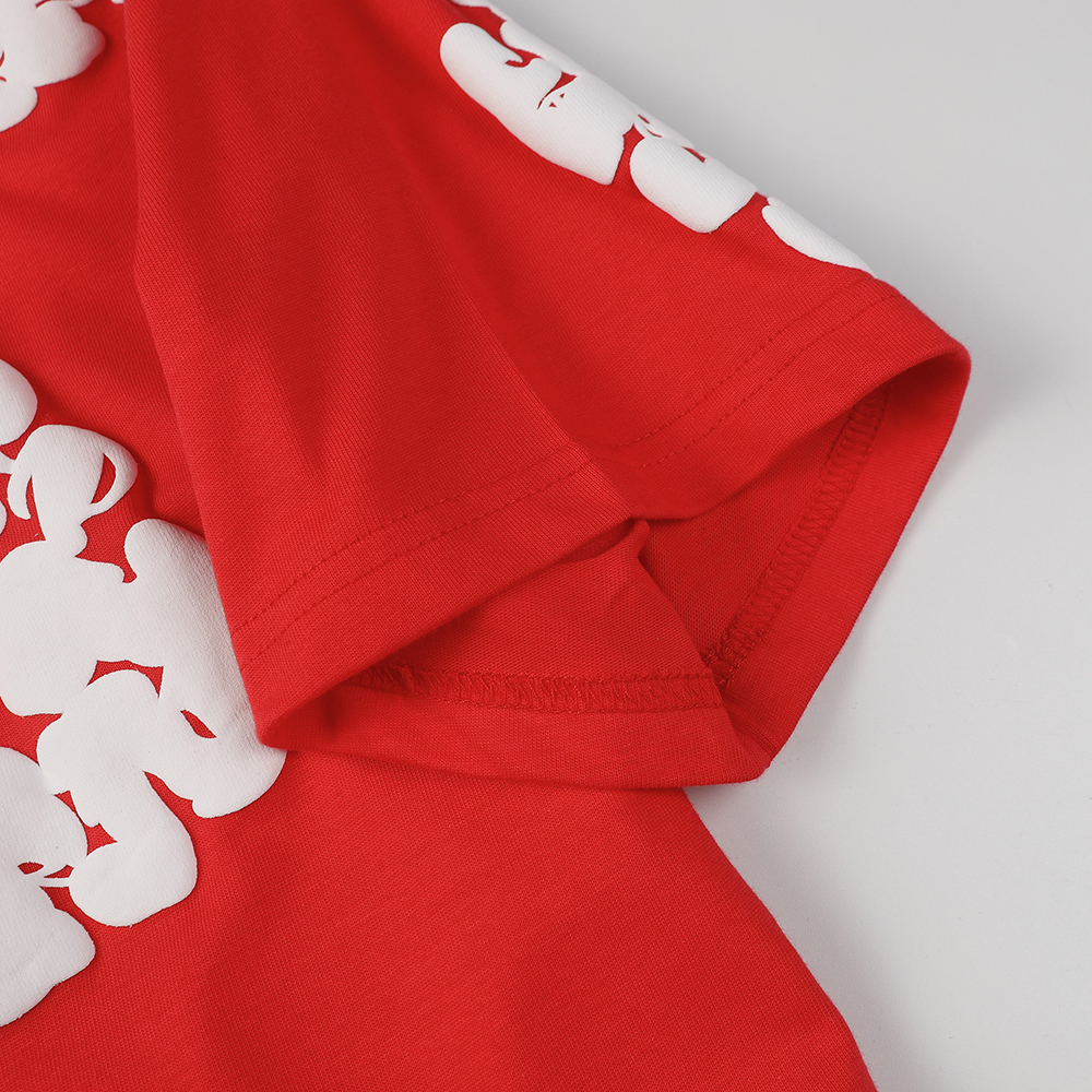 Denim Tears foam print loose short sleeves