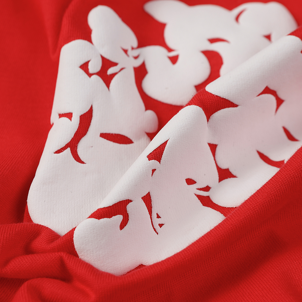 Denim Tears foam print loose short sleeves