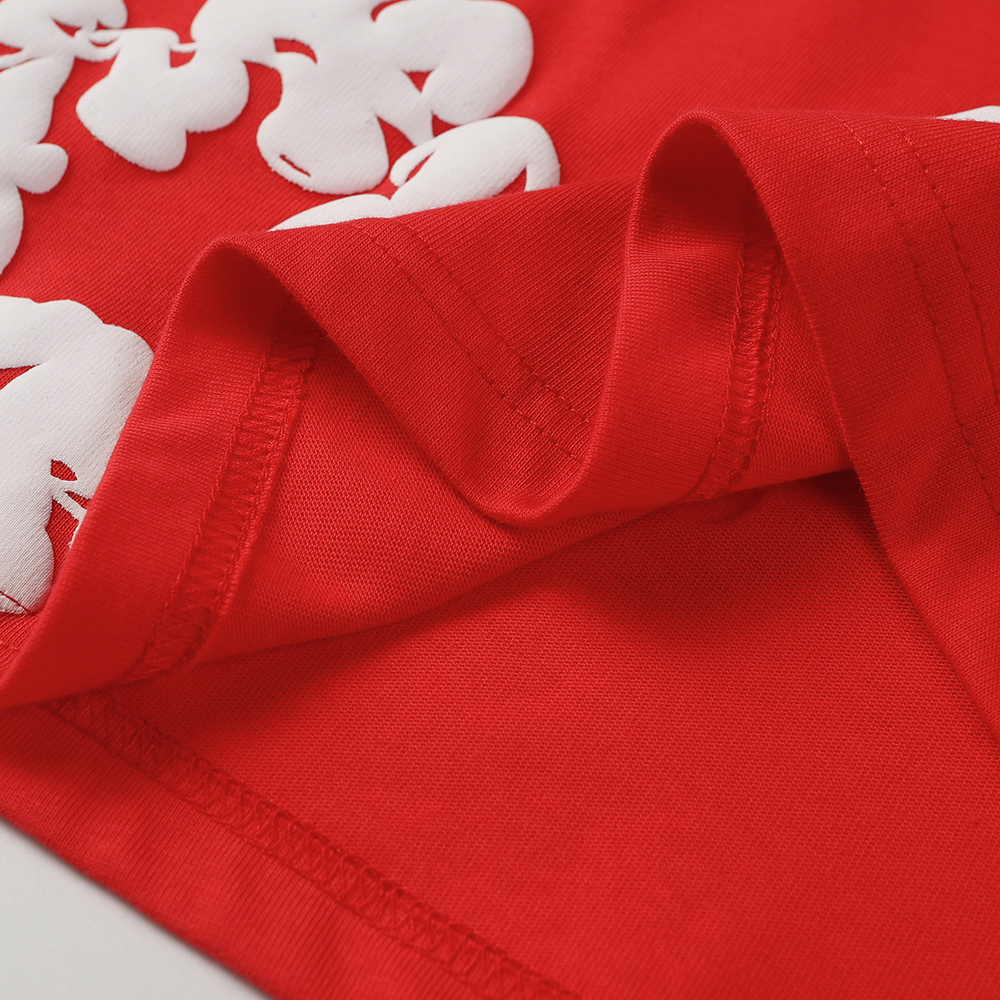 Denim Tears foam print loose short sleeves