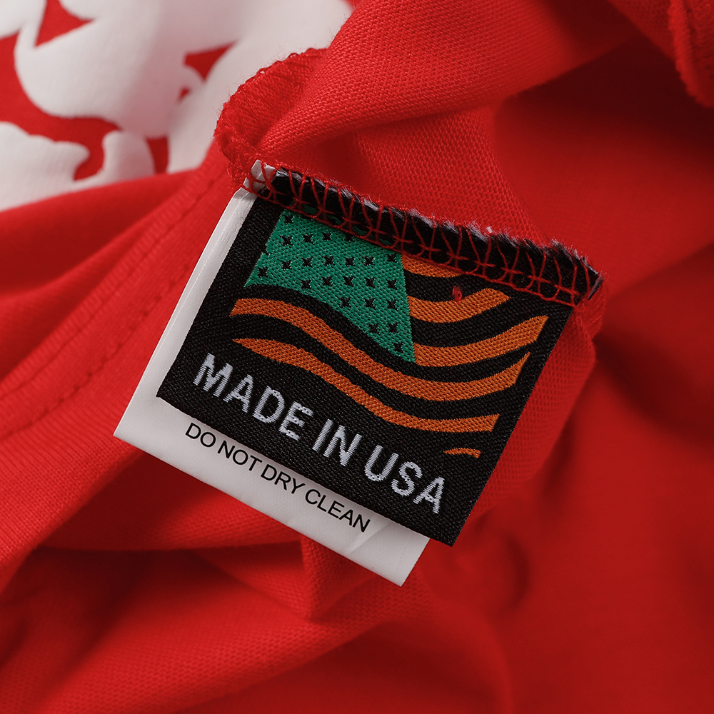 Denim Tears foam print loose short sleeves