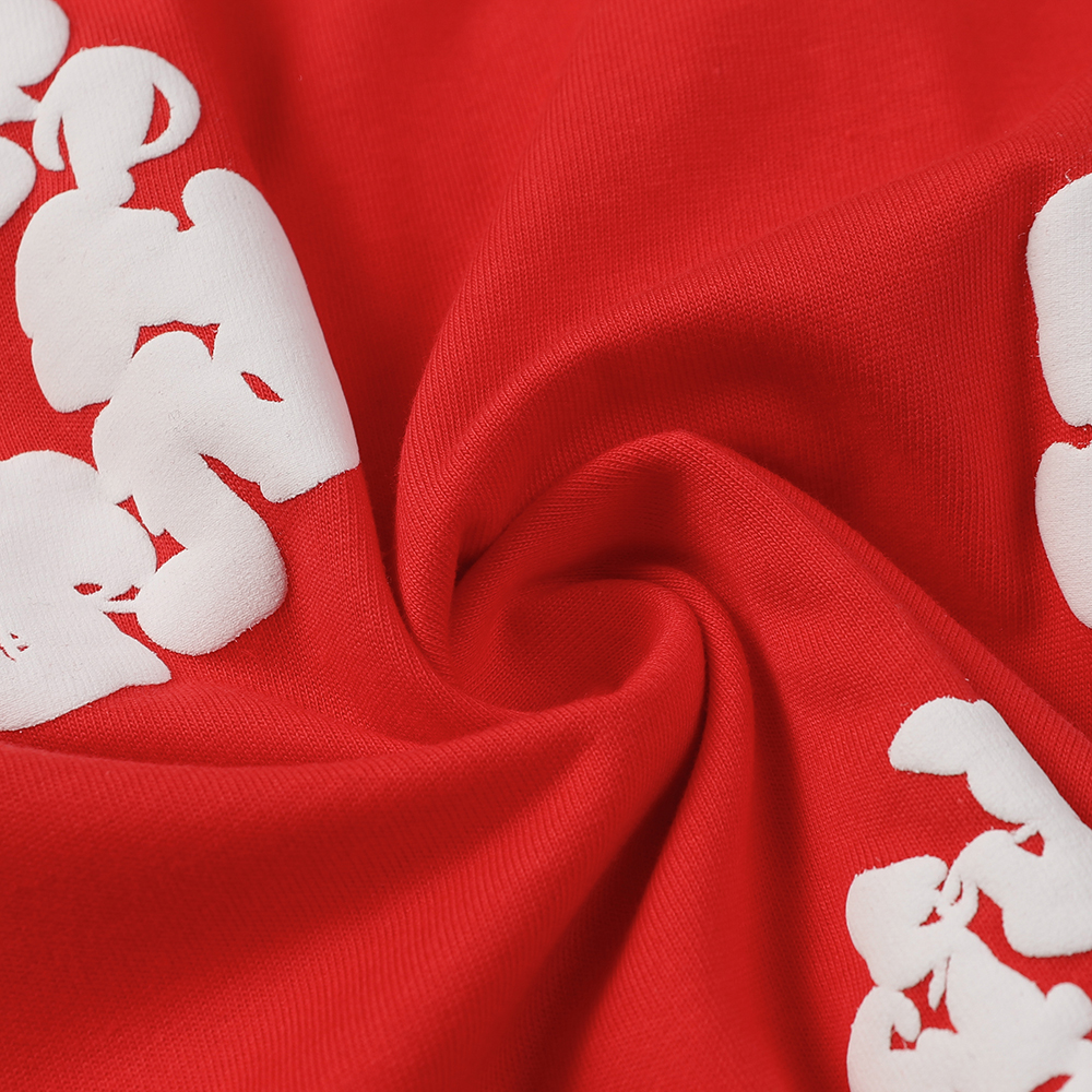 Denim Tears foam print loose short sleeves