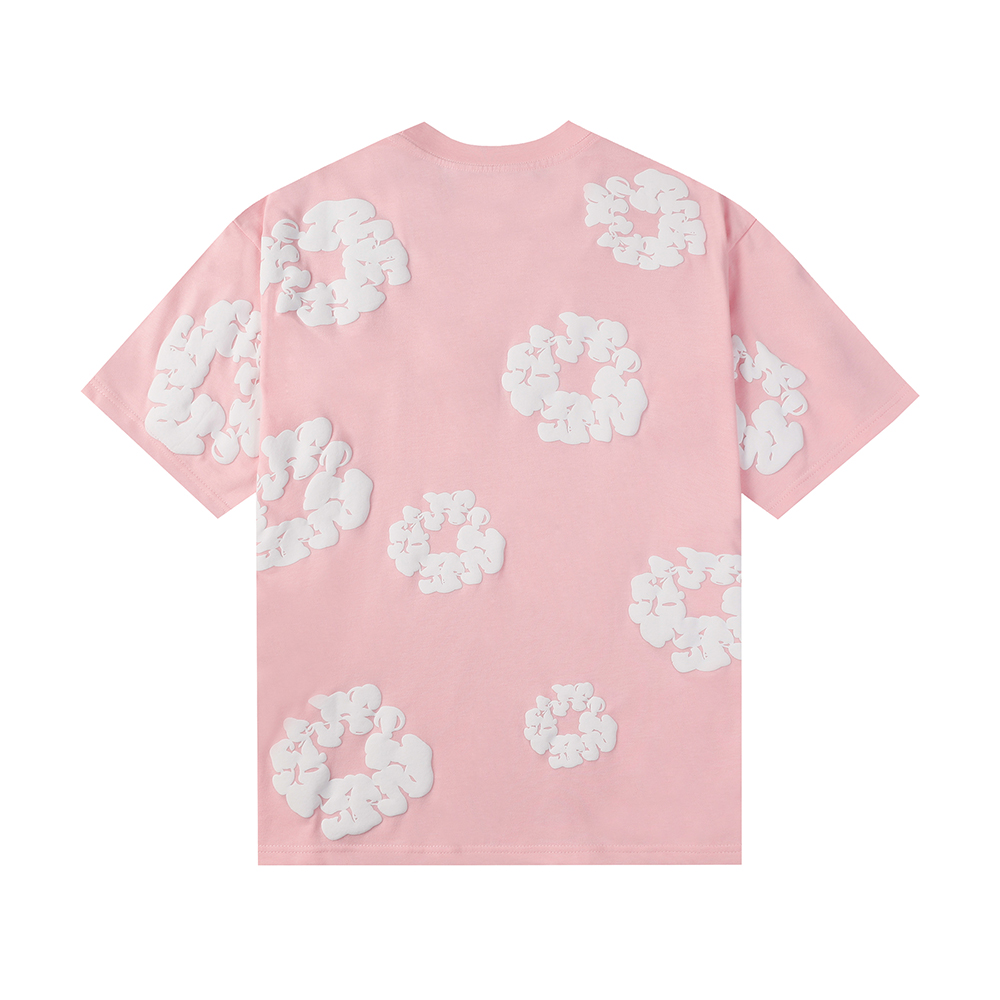 Denim Tears foam print loose short sleeves