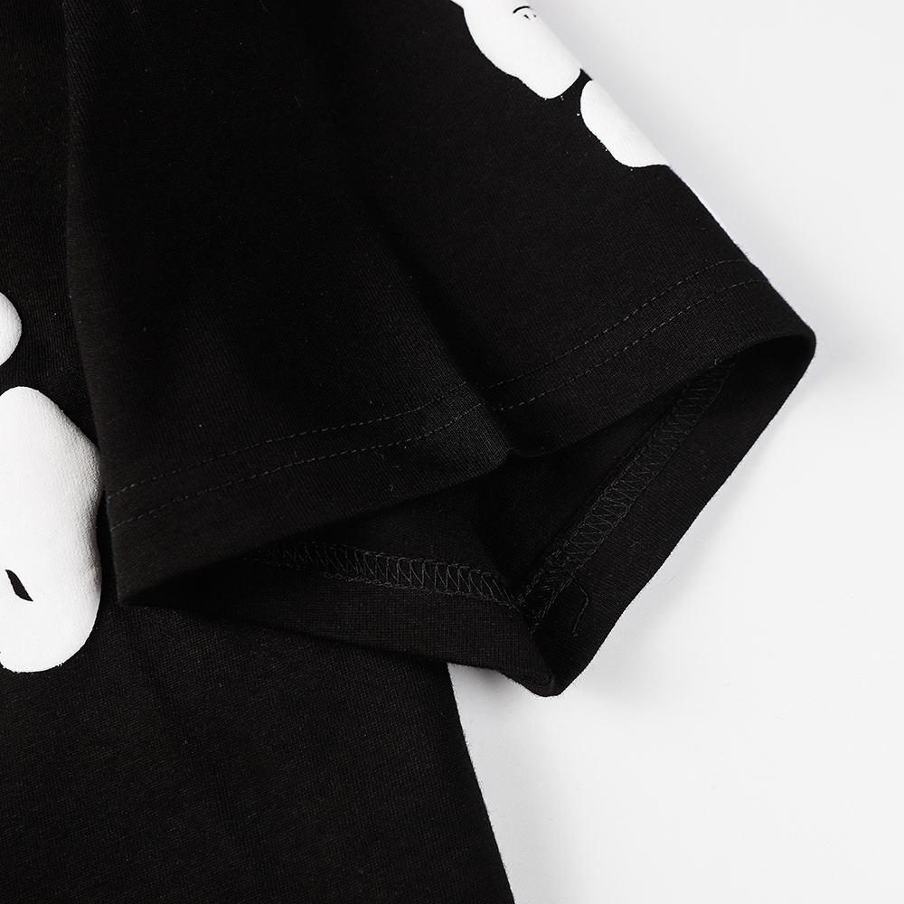 Denim Tears foam print loose short sleeves