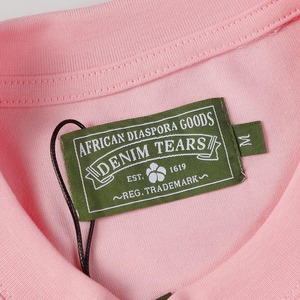 Denim Tears foam print loose short sleeves