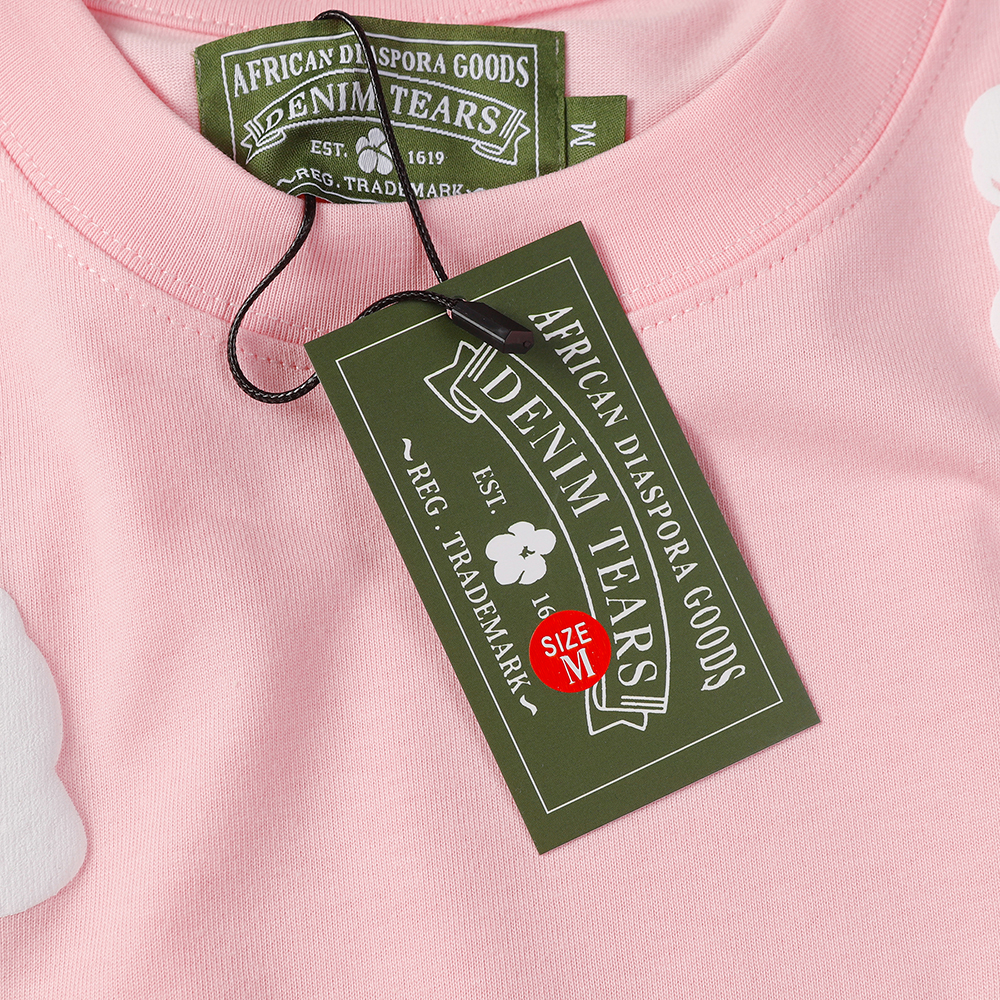 Denim Tears foam print loose short sleeves