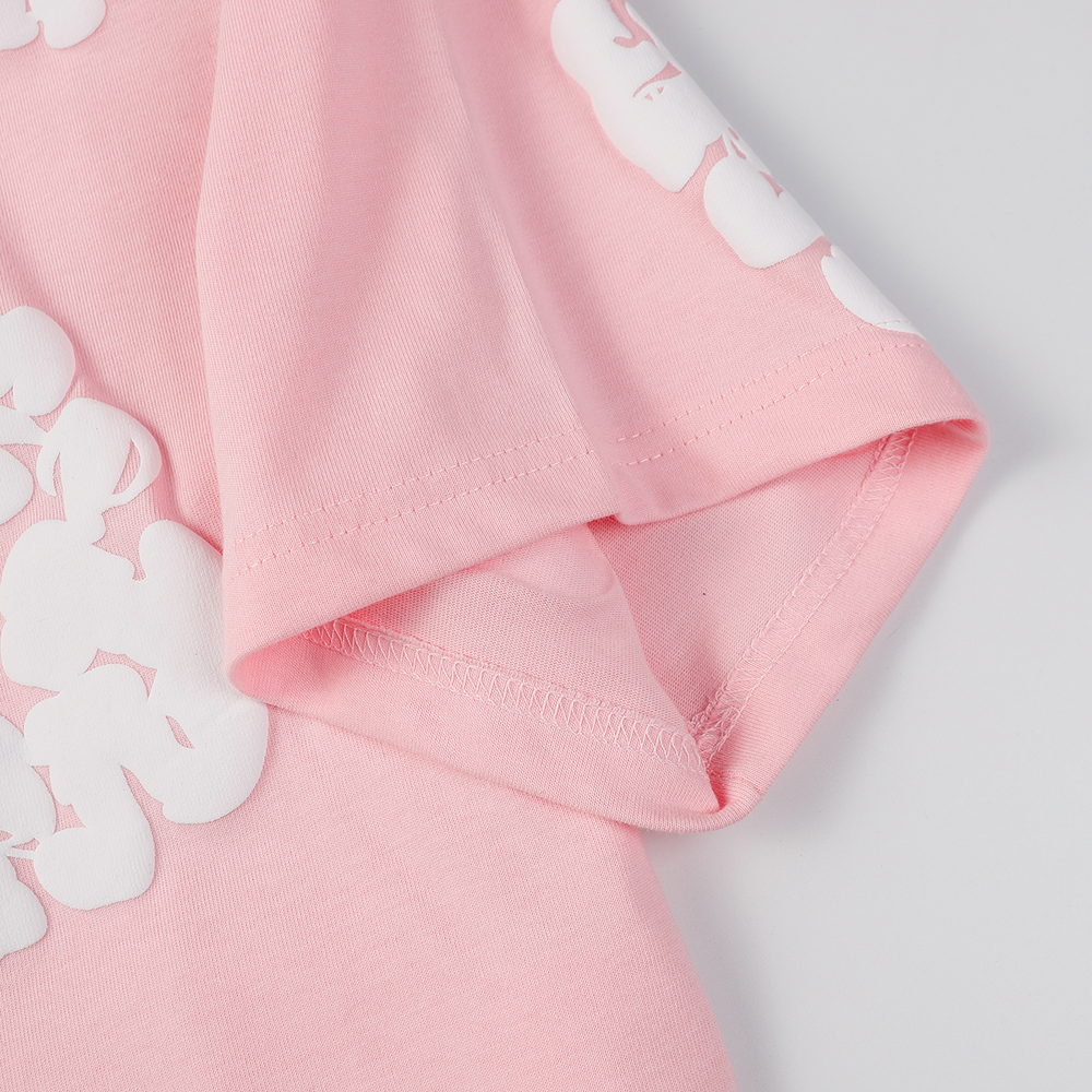 Denim Tears foam print loose short sleeves