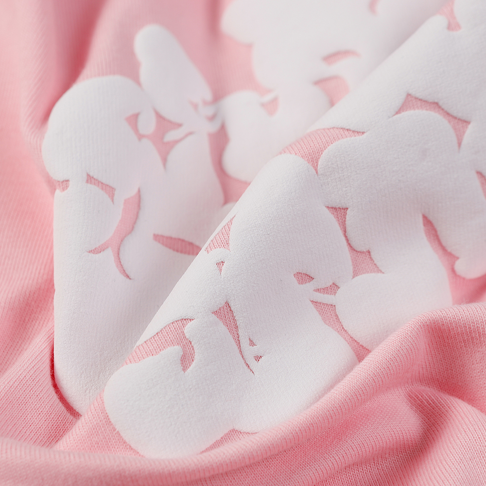 Denim Tears foam print loose short sleeves