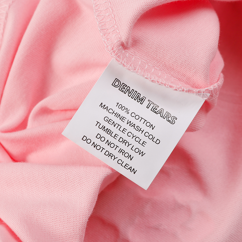 Denim Tears foam print loose short sleeves