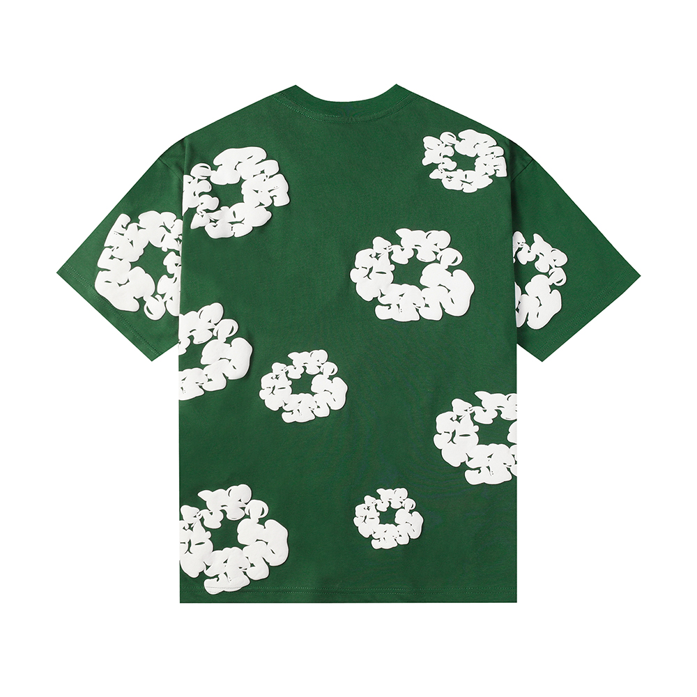 Denim Tears foam print loose short sleeves