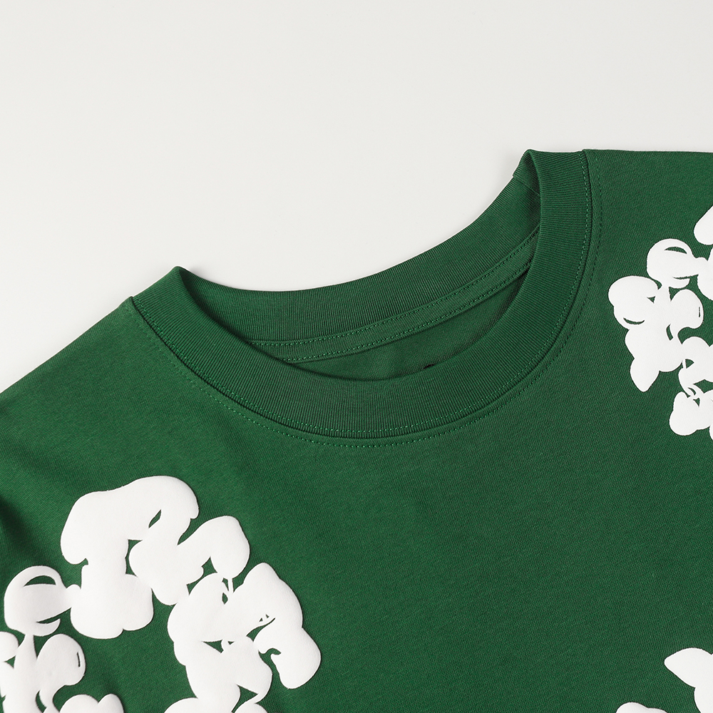 Denim Tears foam print loose short sleeves