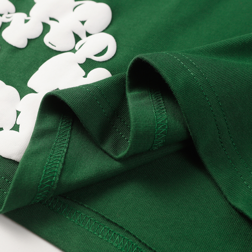 Denim Tears foam print loose short sleeves