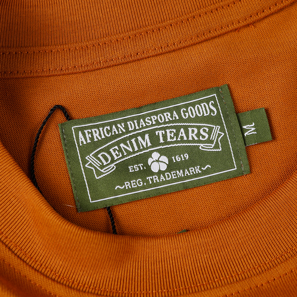 Denim Tears foam print loose short sleeves