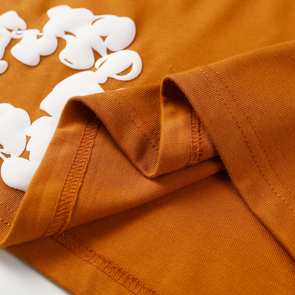 Denim Tears foam print loose short sleeves