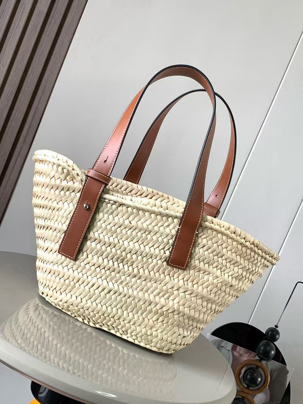 L0ew* classic basket bags s92xax 31*17.5*13cm
