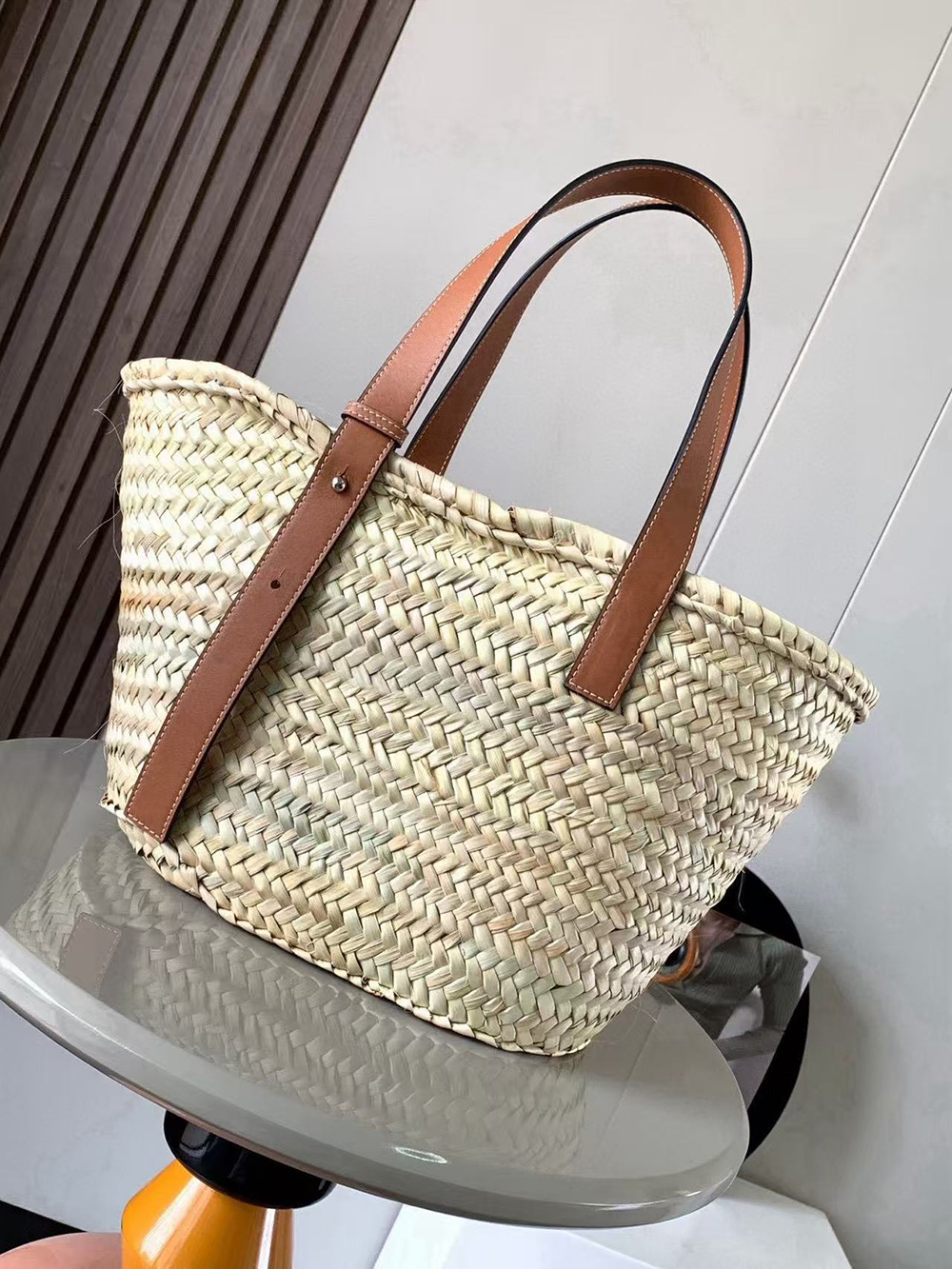 L0ew* classic basket bags s81x01 47*28*25cm