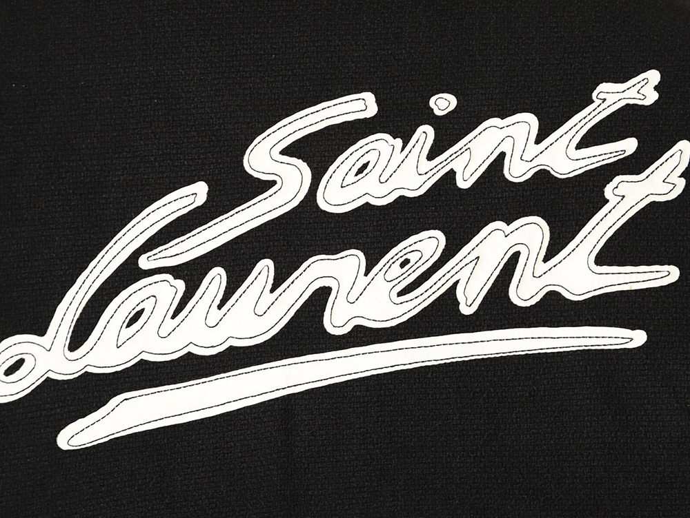 Sa**t Lau*nt paris signature baseball jacket