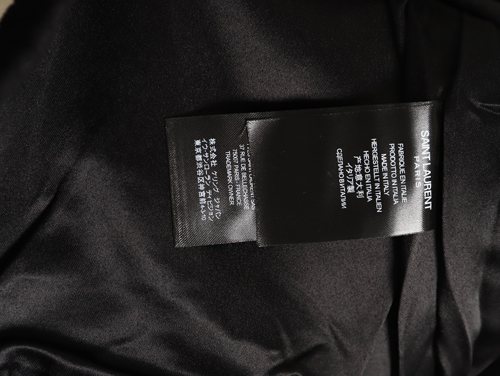 Sa**t Lau*nt paris signature baseball jacket