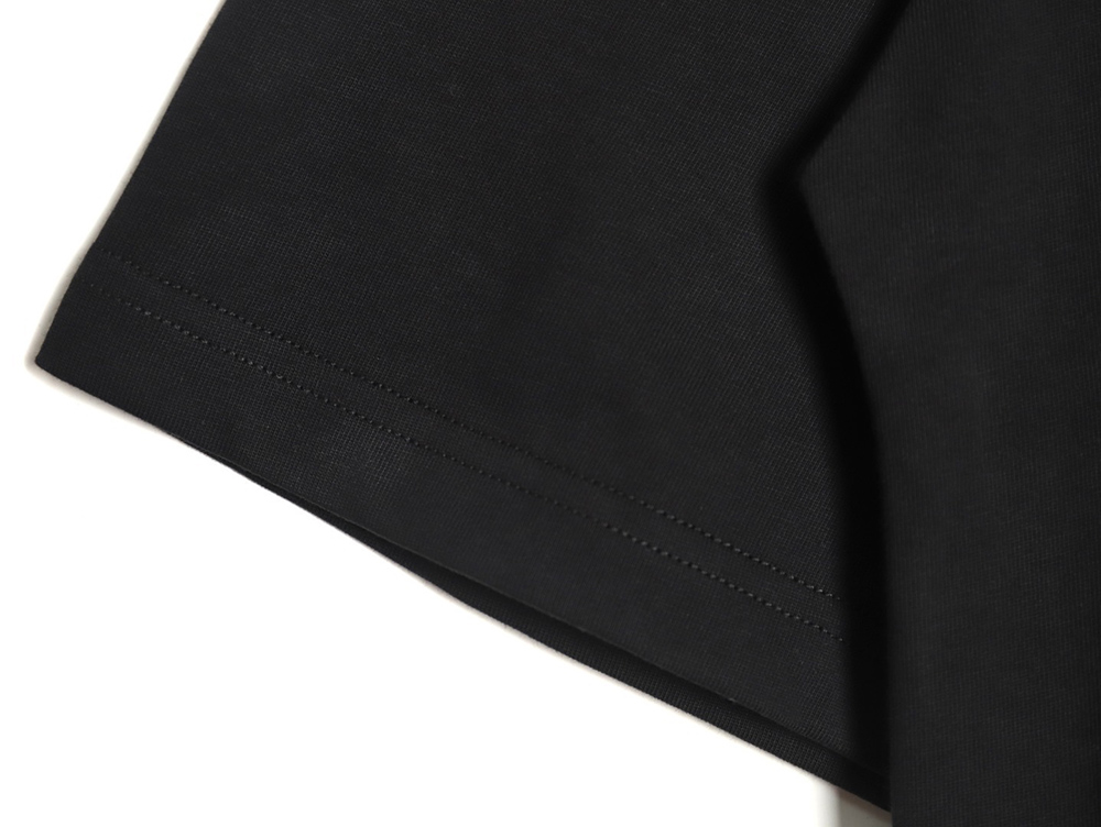 l0*is V*t0n 3d monogram pattern round neck short sleeves