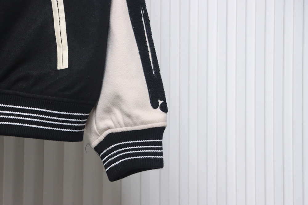 Amiri bone embroidered baseball jacket