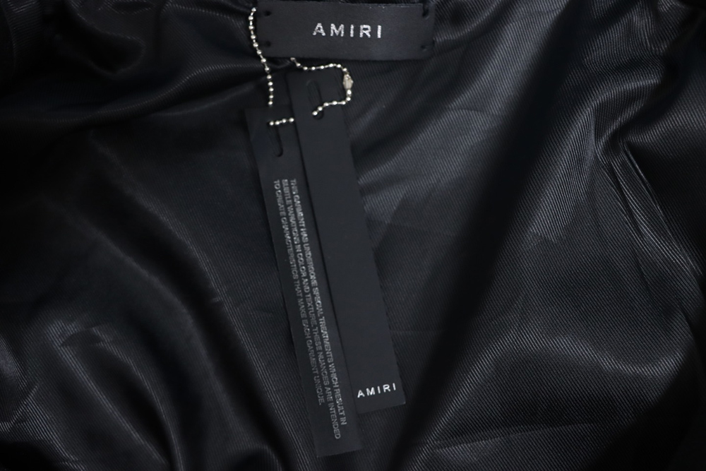 Amiri bone embroidered baseball jacket