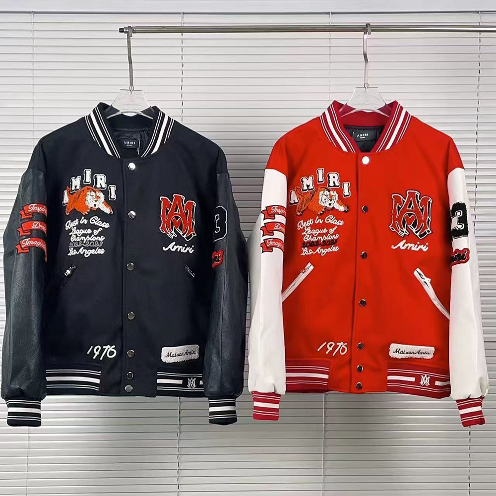 Amiri Vintage Patch Varsity Bomber Jacket