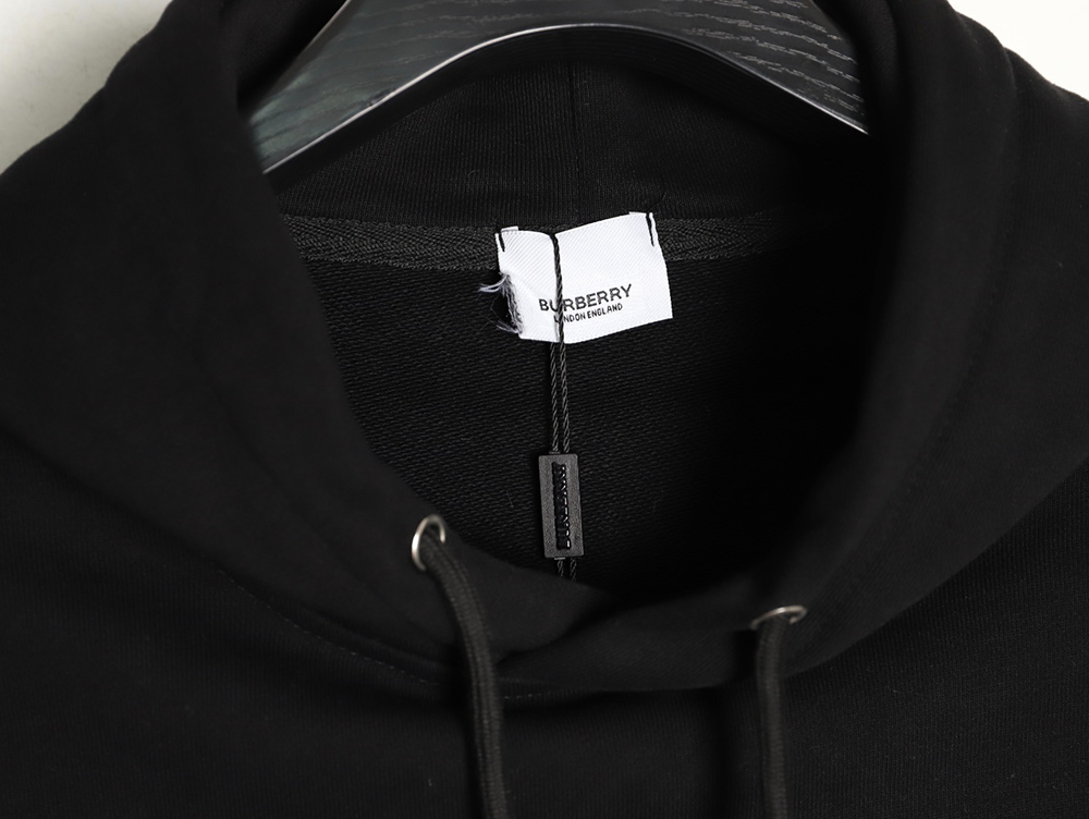 B**rry double shadow lettering print hoodie