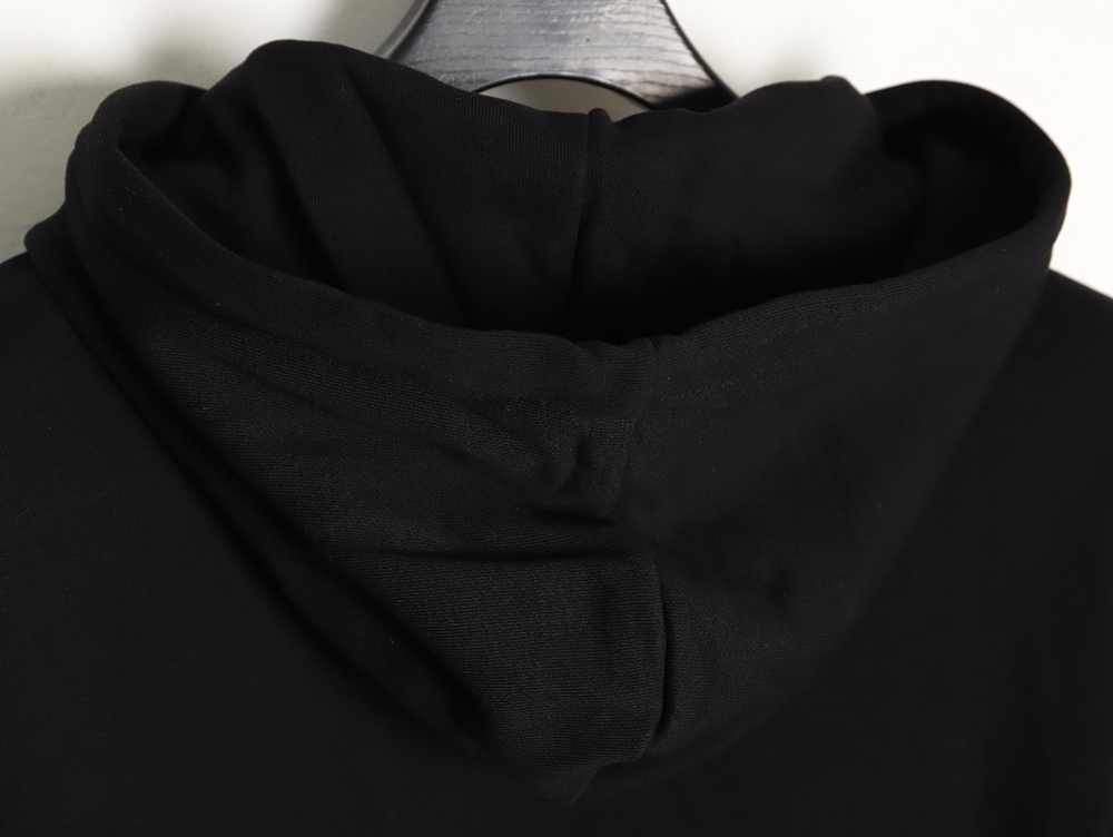 B**rry double shadow lettering print hoodie