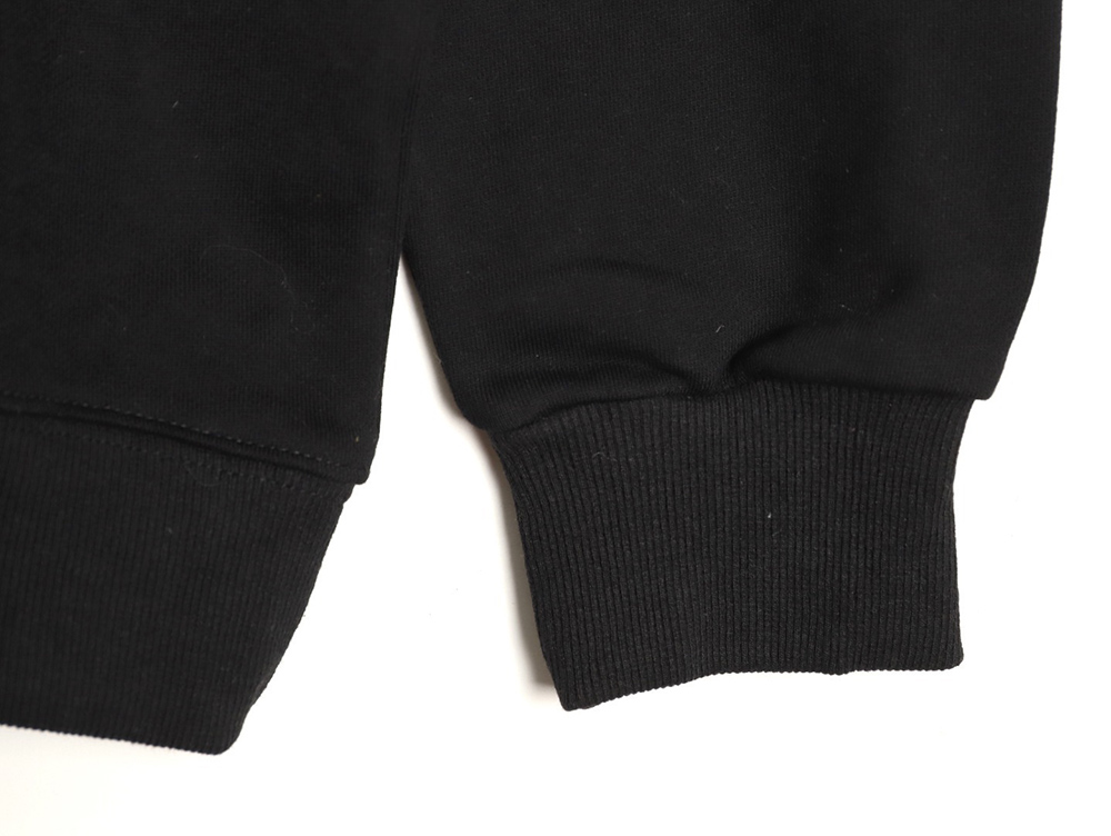 B**rry double shadow lettering print hoodie