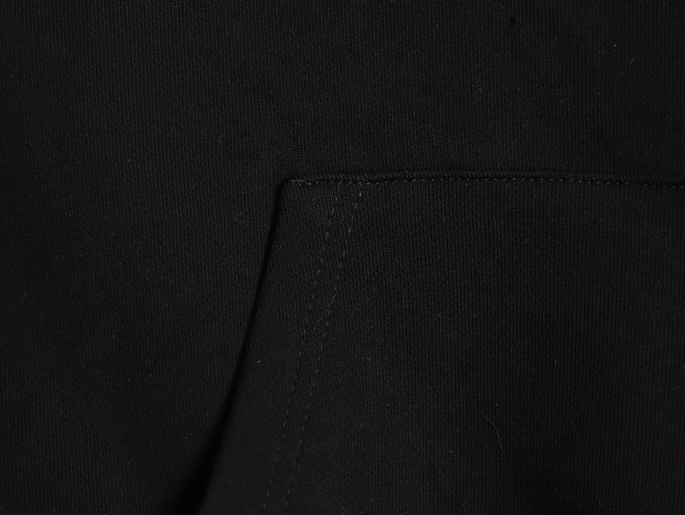 B**rry double shadow lettering print hoodie