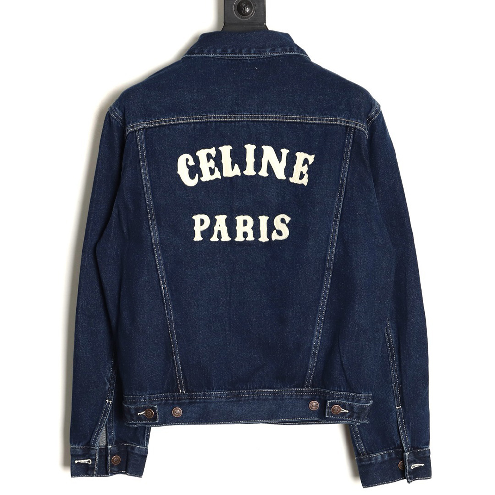 Ce**e paris denim jacket with back patch