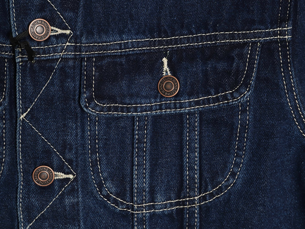 Ce**e paris denim jacket with back patch