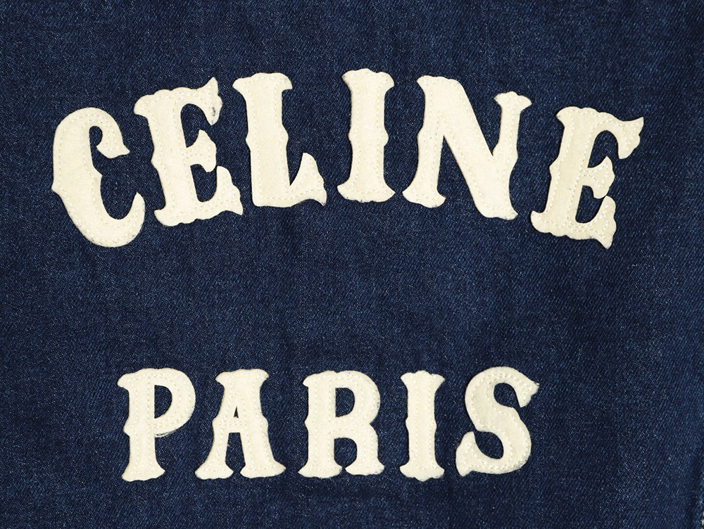Ce**e paris denim jacket with back patch
