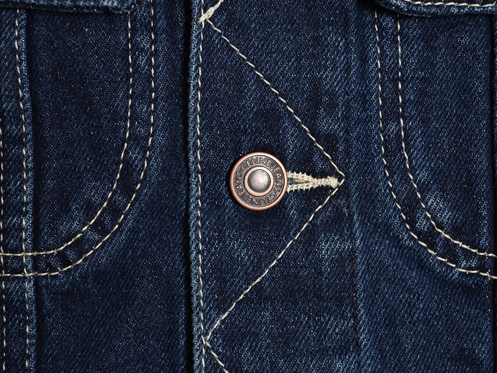 Ce**e paris denim jacket with back patch