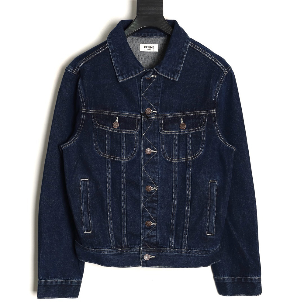Ce**e paris denim jacket with back patch