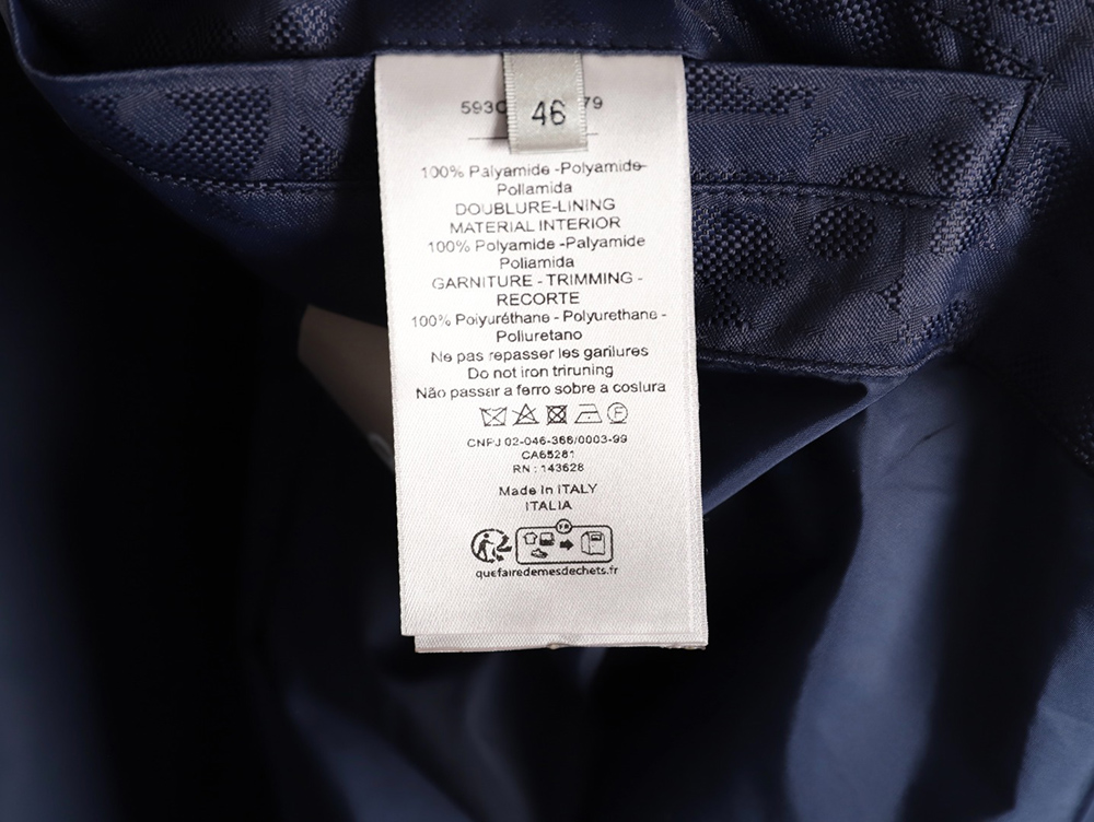 D*or all-over printed jacquard lapel jacket