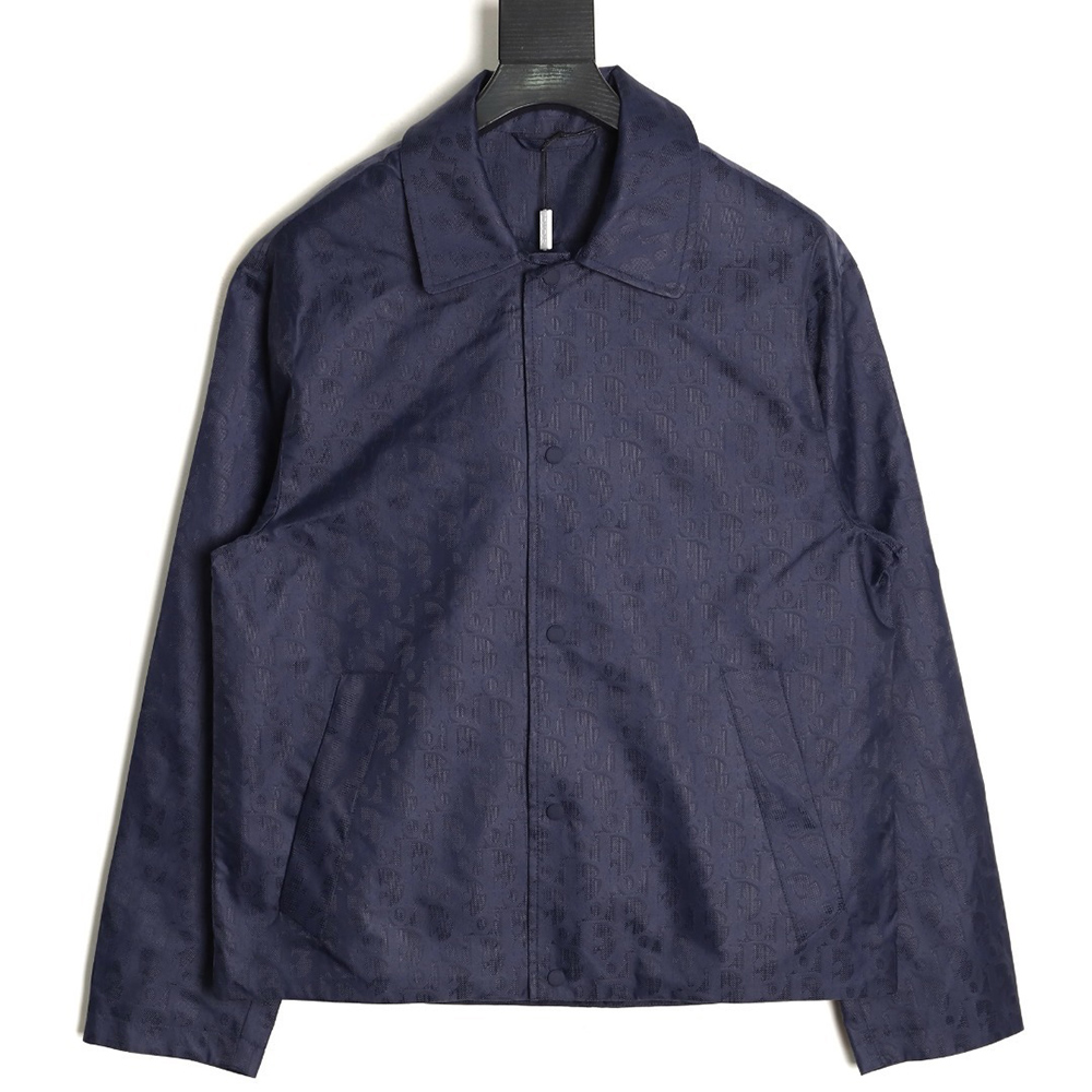 D*or all-over printed jacquard lapel jacket