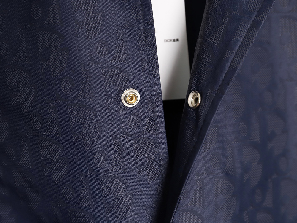 D*or all-over printed jacquard lapel jacket