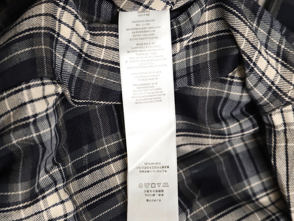 Ralph Lauren reversible jacket with lapel embroidery