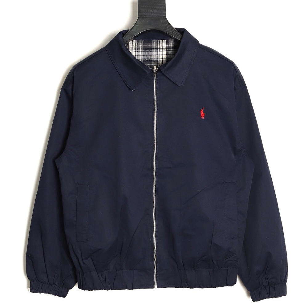 Ralph Lauren reversible jacket with lapel embroidery TSK1