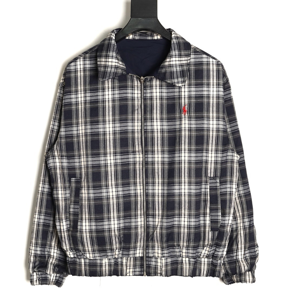 Ralph Lauren reversible jacket with lapel embroidery TSK1