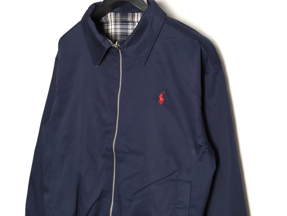 Ralph Lauren reversible jacket with lapel embroidery TSK1