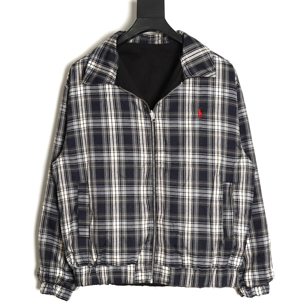 Ralph Lauren reversible jacket with lapel embroidery TSK2